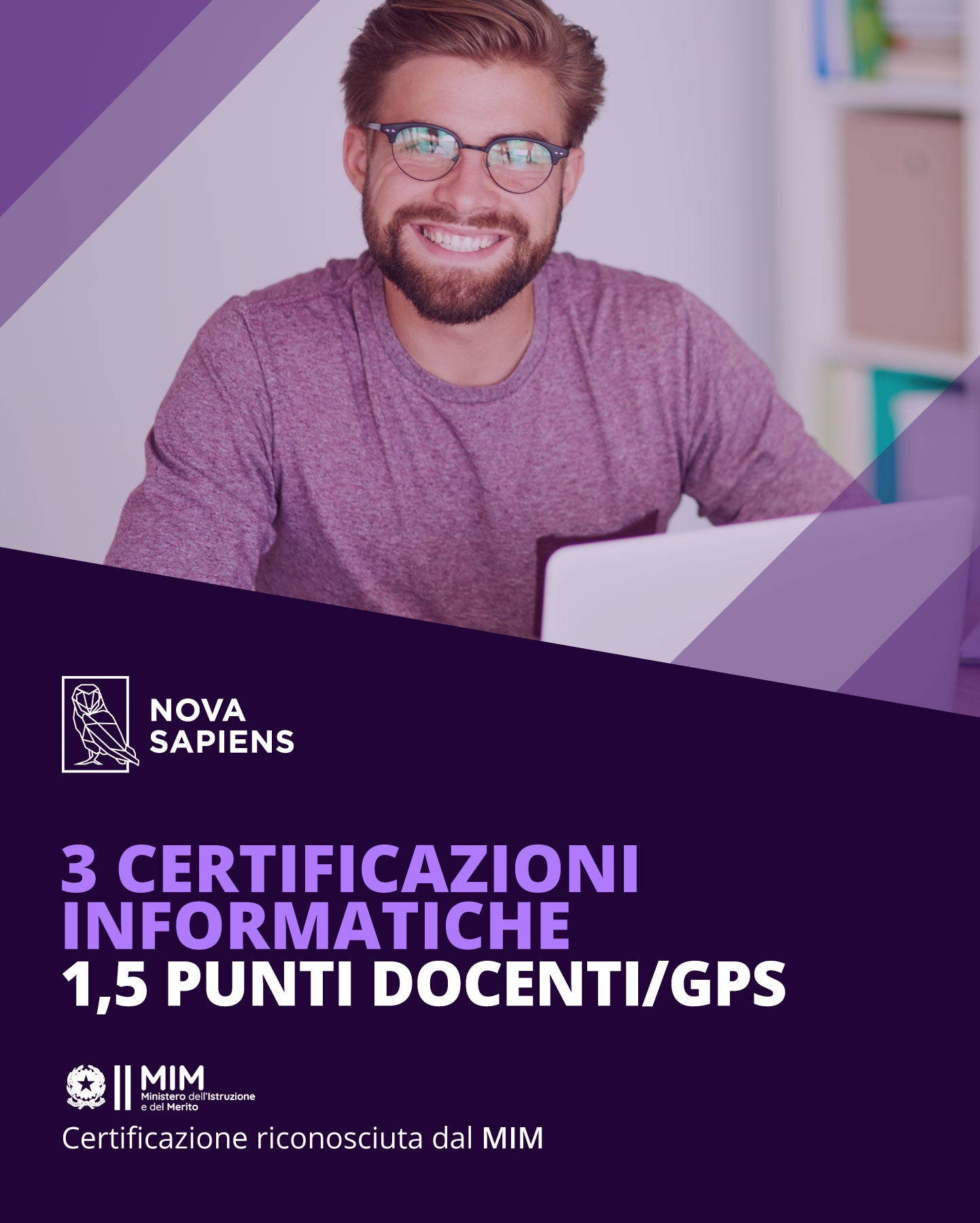 3 Certificazioni Informatiche Online: 1,5 Punti Docenti/GPS