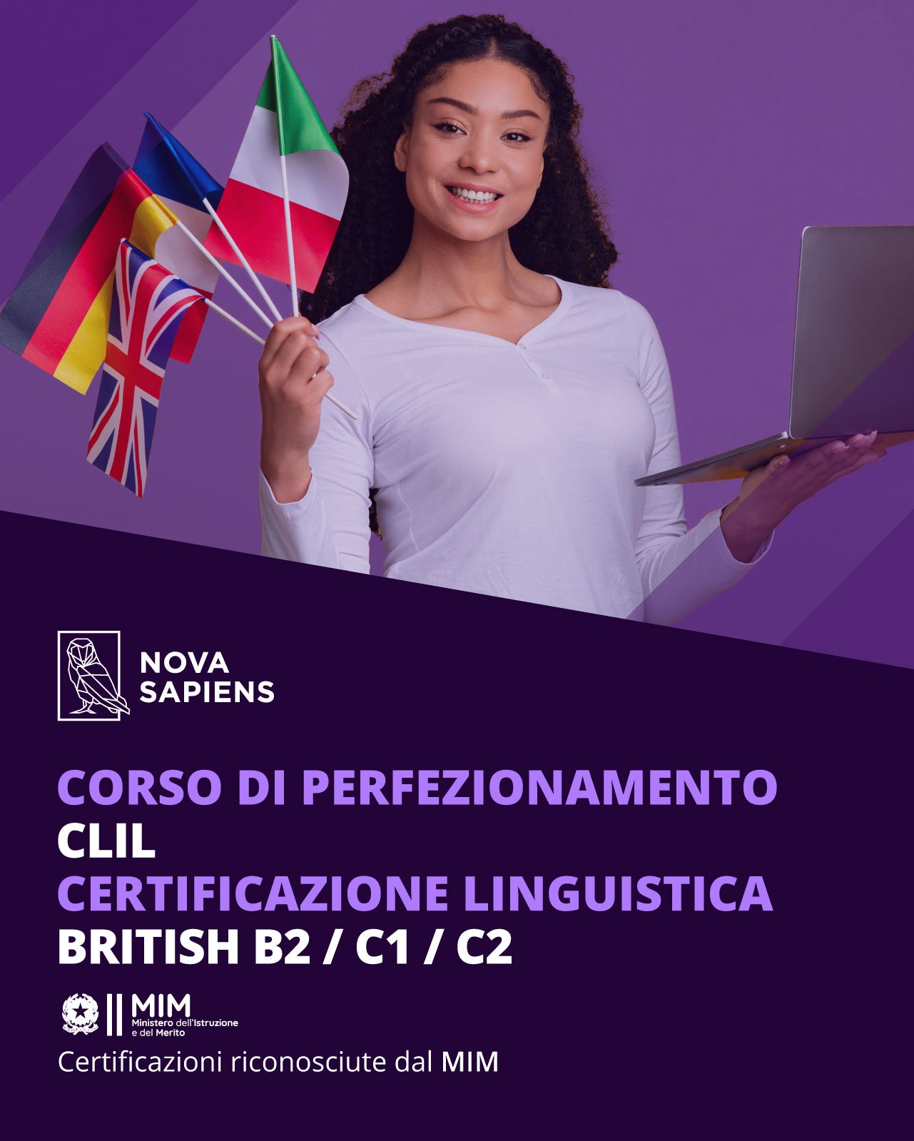 Corso CLIL + Certificazione Linguistica B2/C1/C2