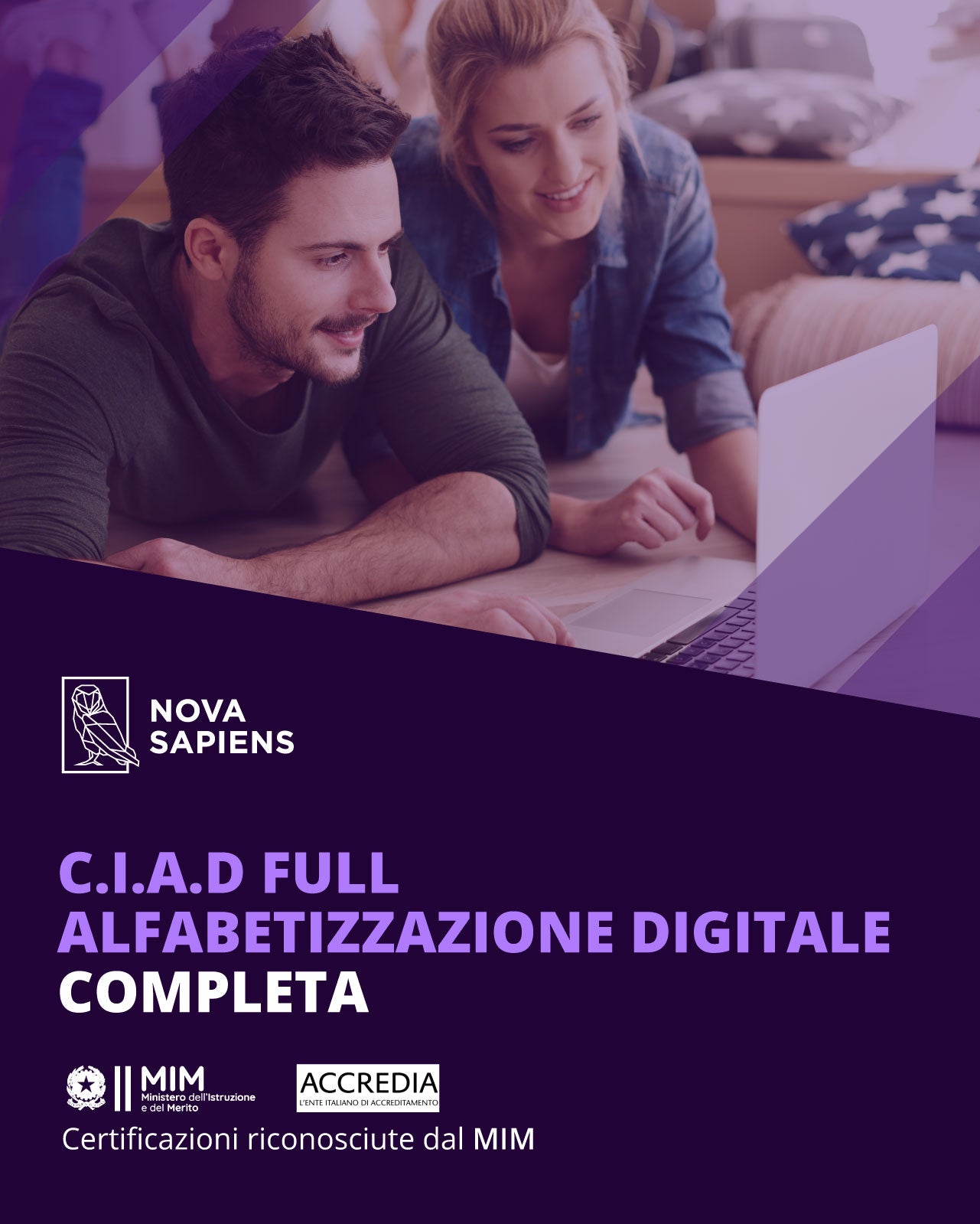 C.I.A.D FULL Alfabetizzazione Digitale Completa ( Eipass User + Esame Integrativo Eipass Standard )